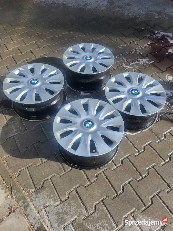 Felgi stalowe 16 BMW plus kołpaki Średnica 16" Białystok