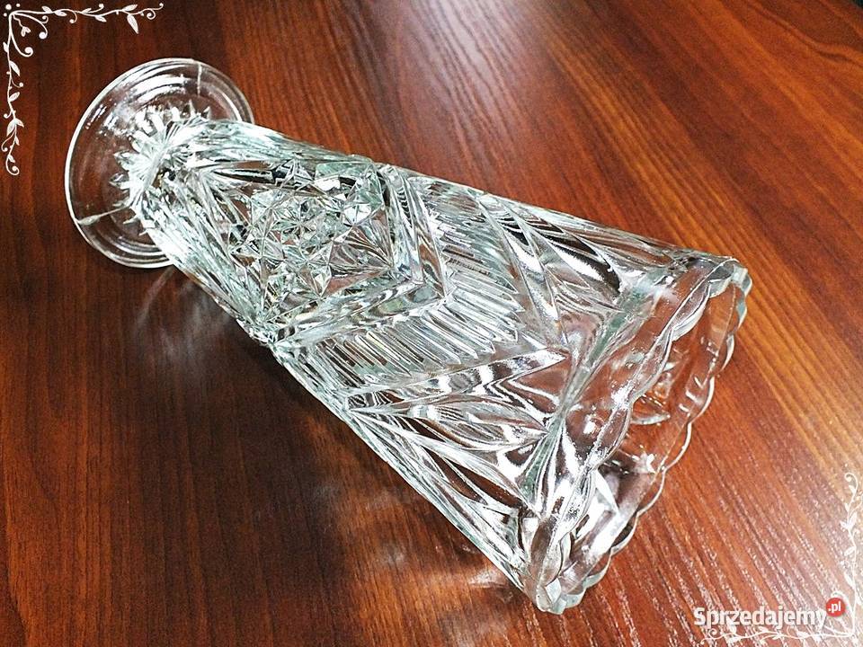 Stary wazon szklany z lat 60tych PRL Szklo lubuskie Żary