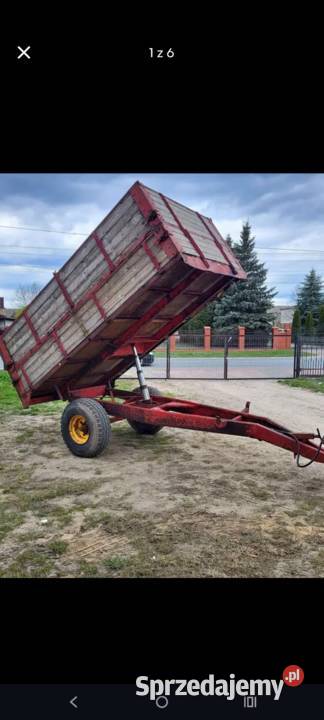 Przyczepa wywrotka Tim 1 osiowa lubelskie Żółkiewka-Osada