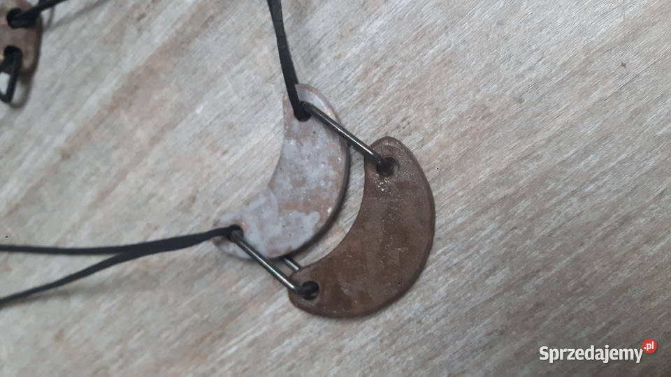Naszyjnik ceramiczny ręcznie wykonany Otwock sprzedam
