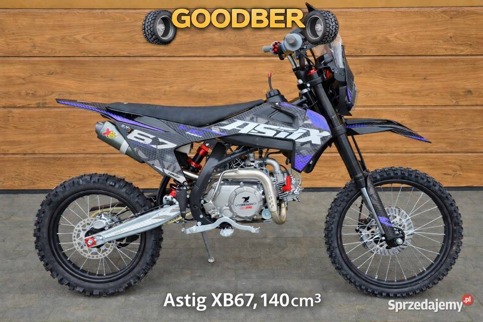 Cross Asix XB 67 140ccm chłodnica 4T Nowy XB 47 125cm3 Bieliny sprzedam