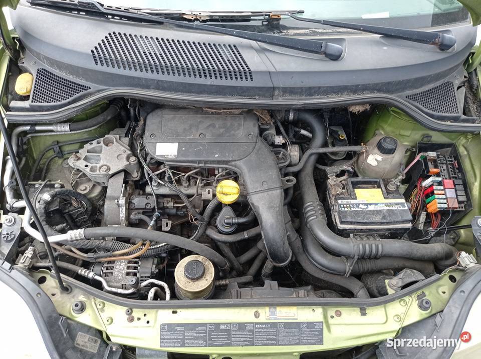 Renault Megane Scenic 19 DCI 75 kW 2002 r dawca Samochody na części Szklarka Myślniewska