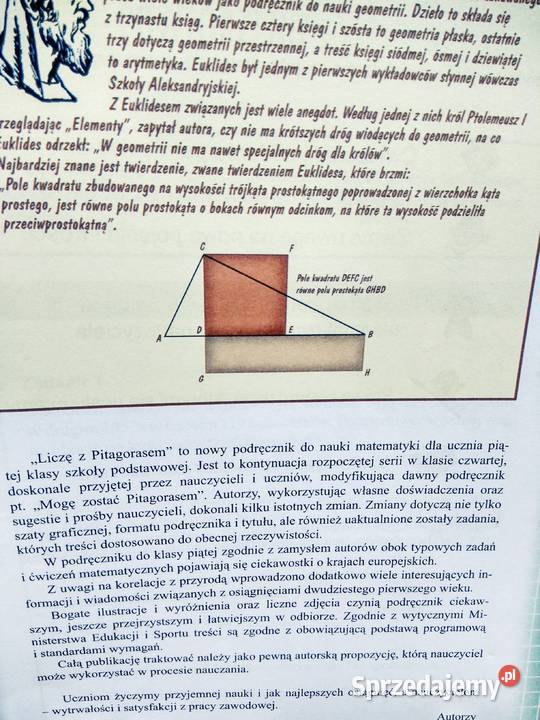 Liczę z Pitagorasem podręcznik matematyka Antykwariat Warszawa