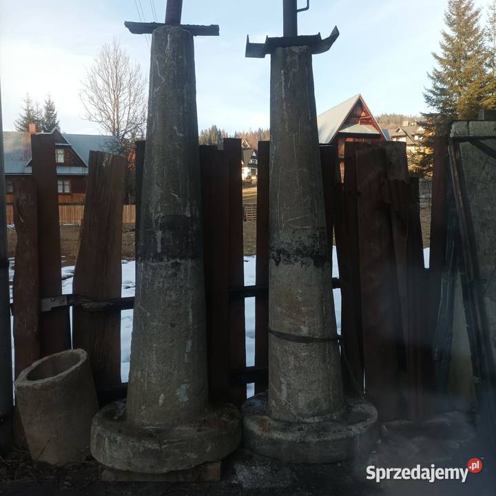 Wsporniki betonowe fundamenty podpory sprzedam