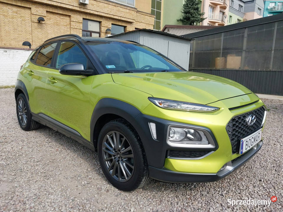 Hyundai Kona SALON 100 bezwypadkowy bogata Warszawa sprzedam