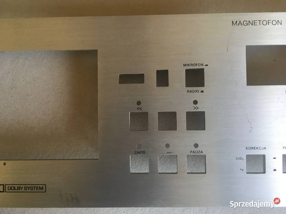 ETIUDA 410 S srebrny panel czołowy