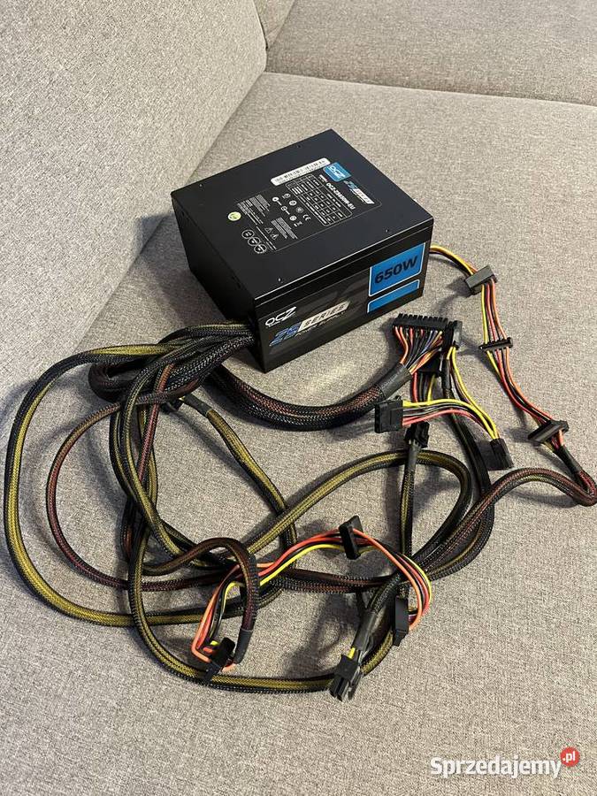 Zasilacz OCZ ZS Series 650W 62Pin 6Pin PCIE Radom sprzedam