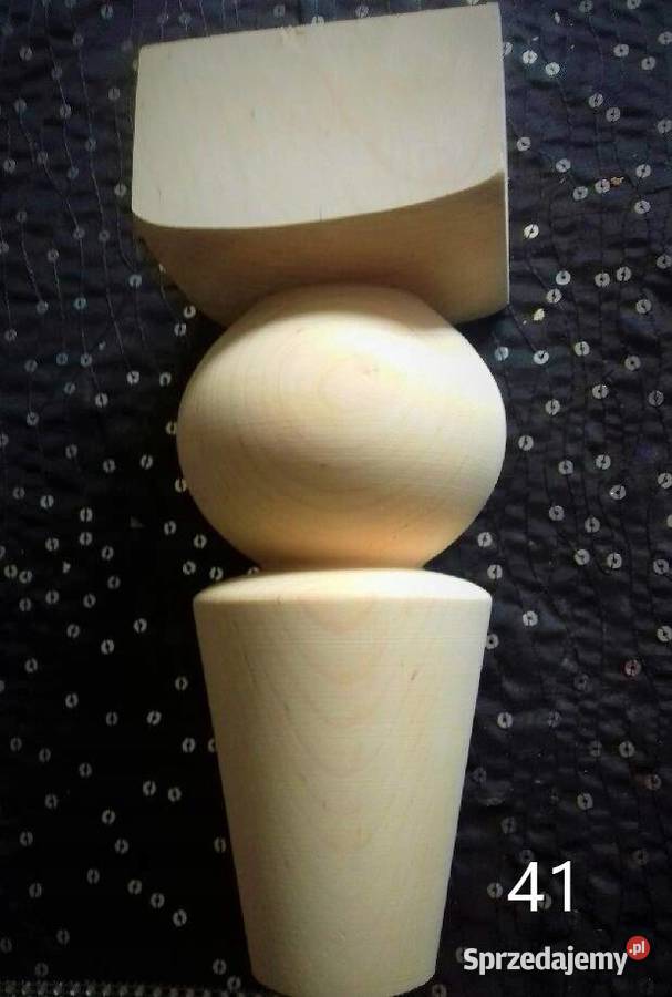 Nogi drewniane do stołu krzeseł Lubań