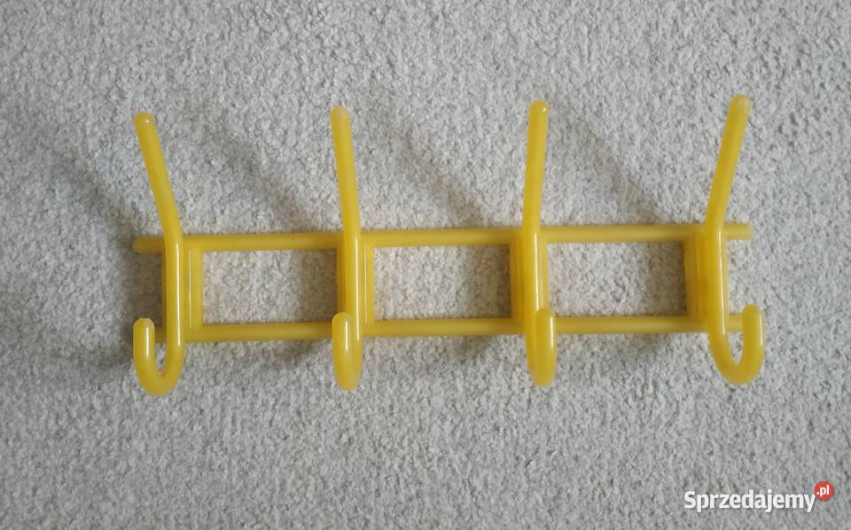 Wieszak łazienkowy plastikowy żółty Warszawa