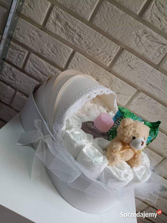 Prezent dziecka Bukiet z pampersów Prezent na Ratyń