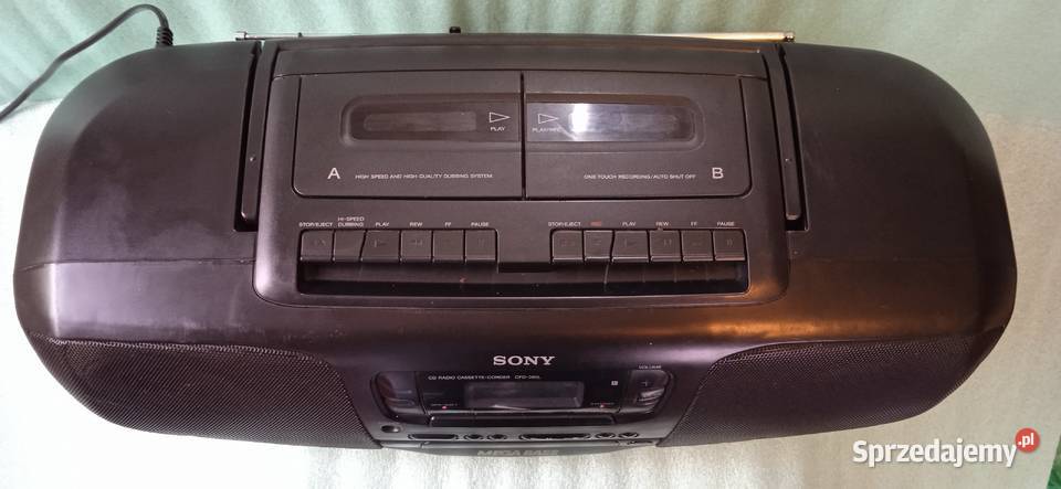 Radiomagnetofon z CD Sony Zielona Góra sprzedam