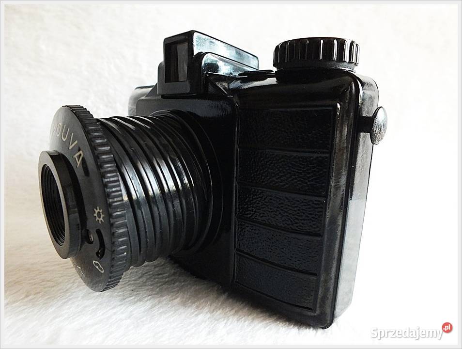 POUVA START Czarny aparat bakelitowy z lat Żary