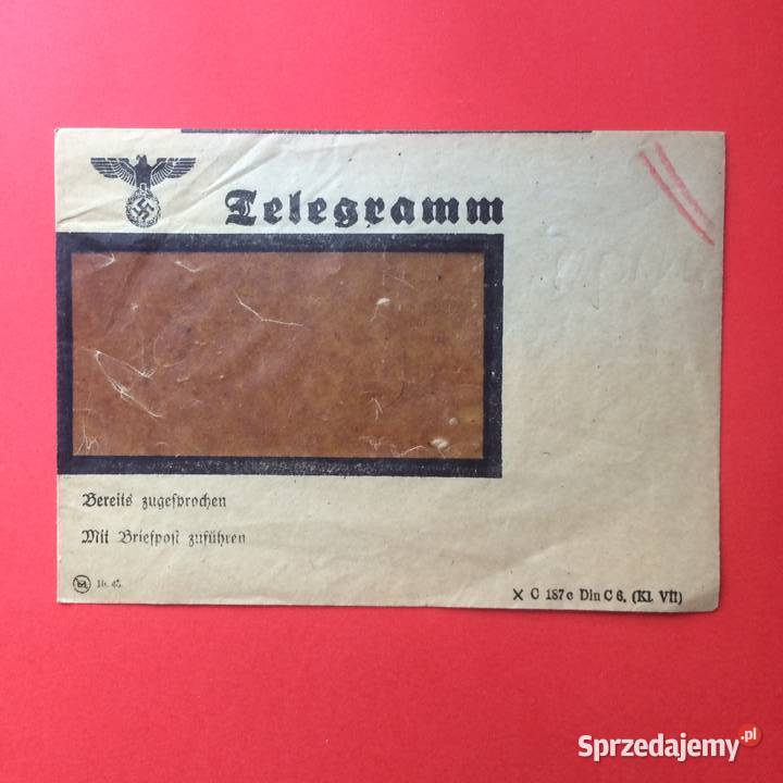 1636 Niemiecka Koperta Szczecin sprzedam