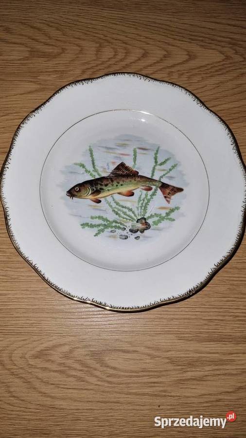 Serwis Rybny Porcelana Francuska Ceramika i szkło wielkopolskie