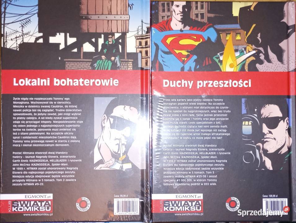 Hitman tom 2 i 3 Lokalni bohaterowie Duchy Rok wydania 2020 Komiksy Rzeszów