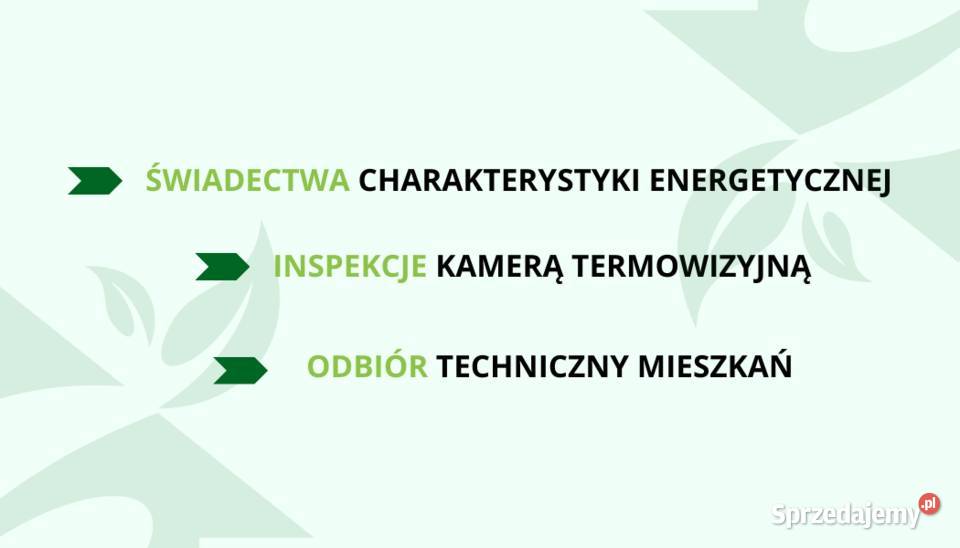 Charakterystyki energetyczne odbiory lokali z Odbiory techniczne Staszów