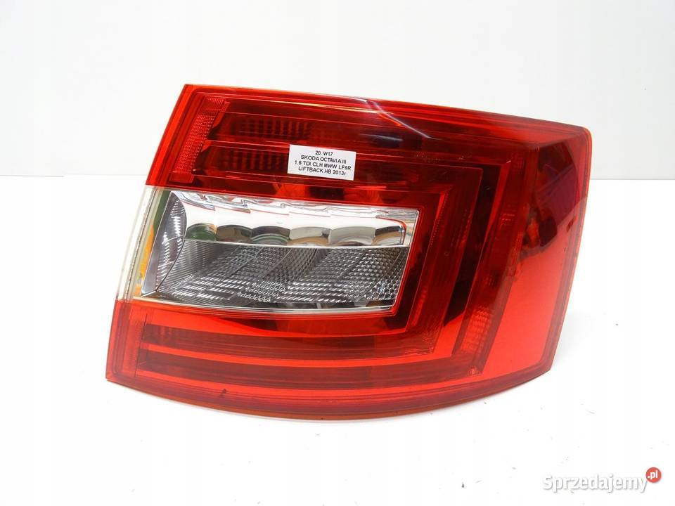 LAMPA PRAWA PRAWY TYŁ TYLNA SKODA OCTAVIA III HB sprzedam