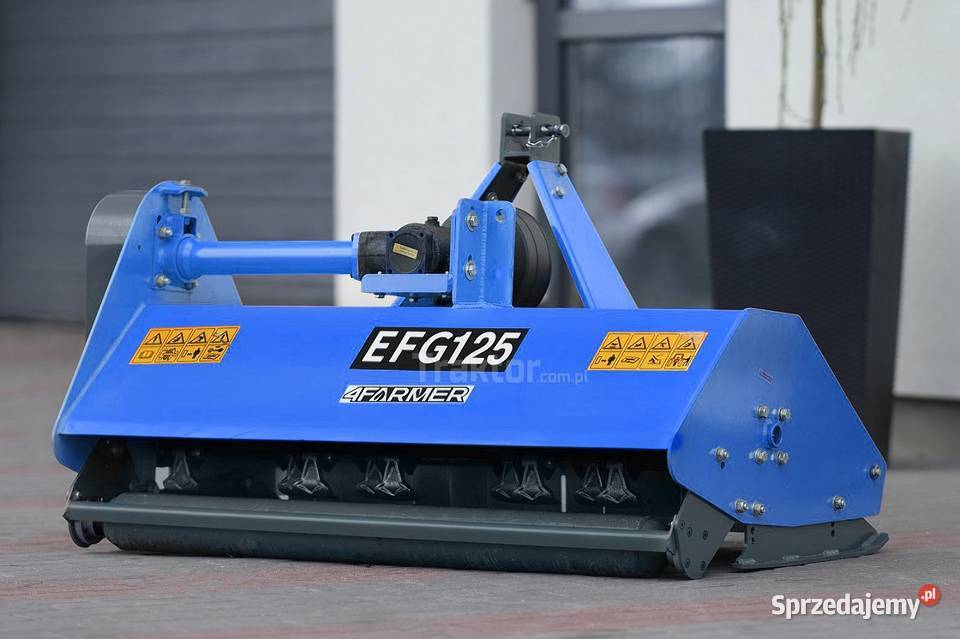Kosiarka bijakowa EFG 125 4FARMER niebieska nieuszkodzony Tajęcina