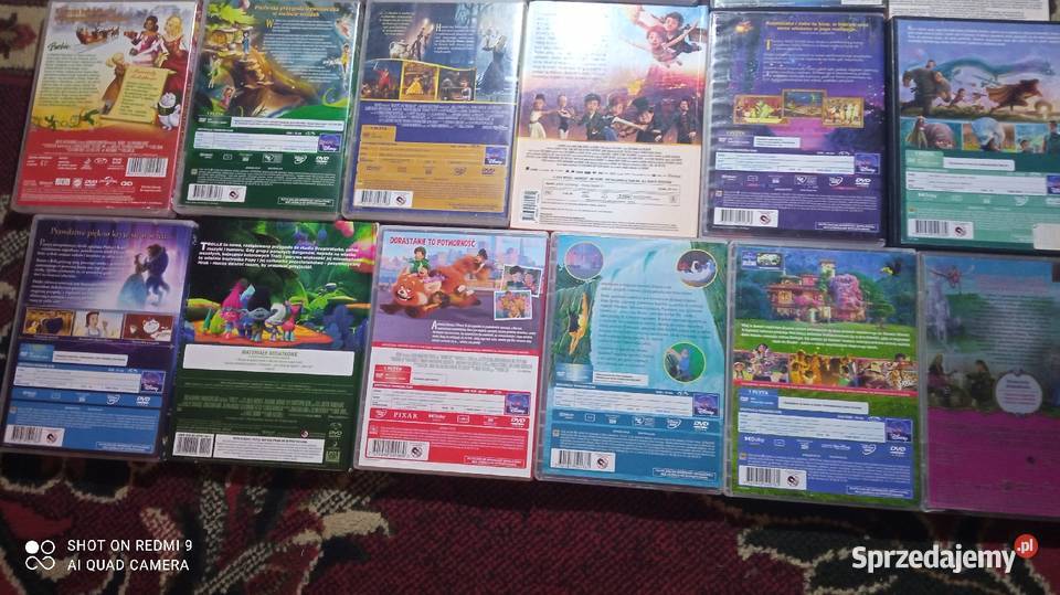 18 sztuk Bajki Disneya DVD wszystko sprzedam 1 płyta Wrocław