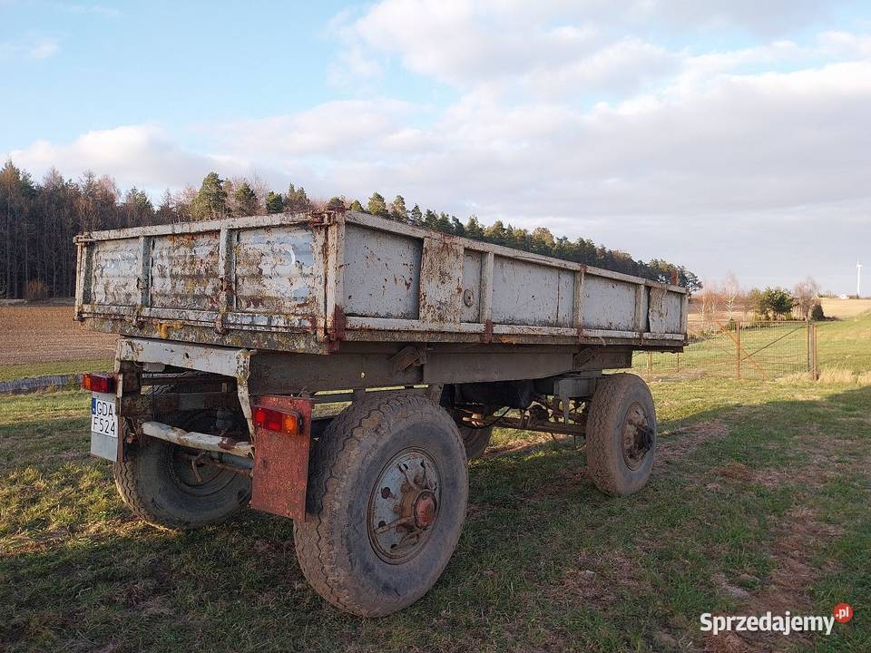 Przyczepa wywrotka d 50 6t nieuszkodzony Zblewo sprzedam