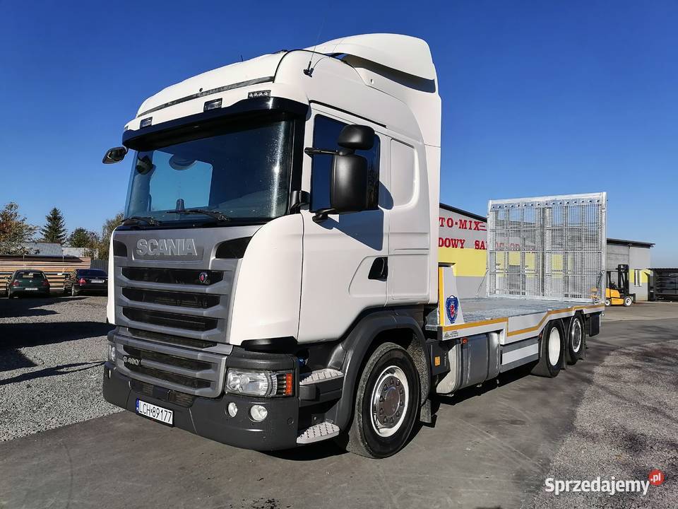 Scania auto laweta pomoc drogowa Strachosław
