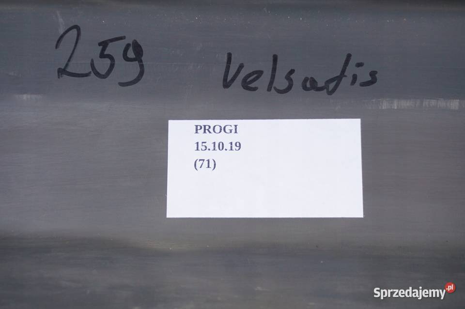 LISTWA PROGOWA LEWA PRÓG RENAULT VEL SATIS Nowy Tomyśl