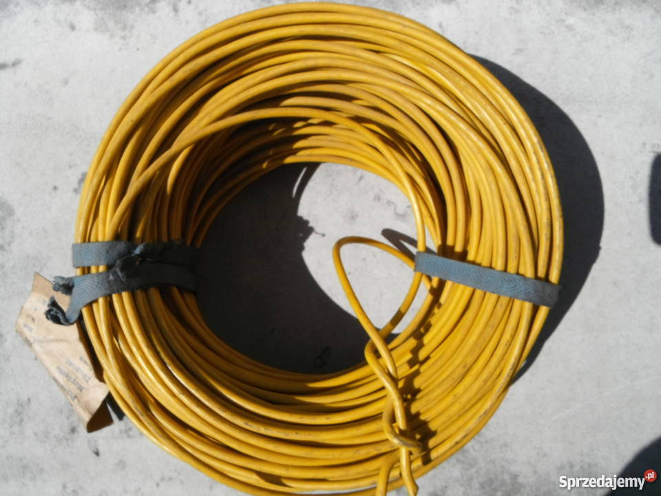 Przewód LY 4mm2 kabel 750V miedziany H07VR żółty Chlewiska