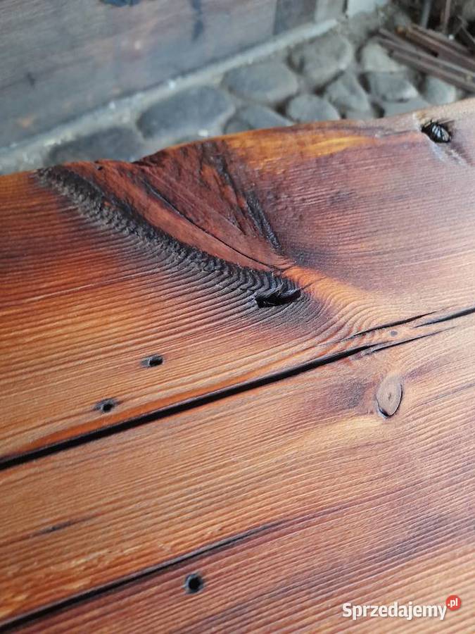 Stolik kawowy stare drewno 52cm sprzedam