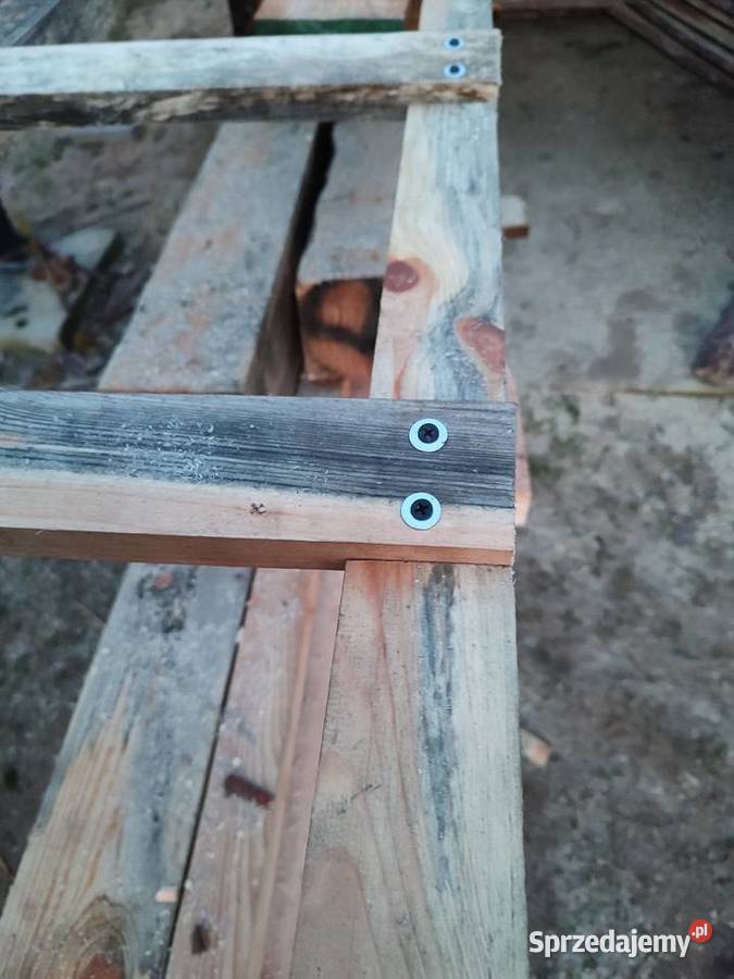 Drabina drewniana 4 metrowa Brzeziny sprzedam