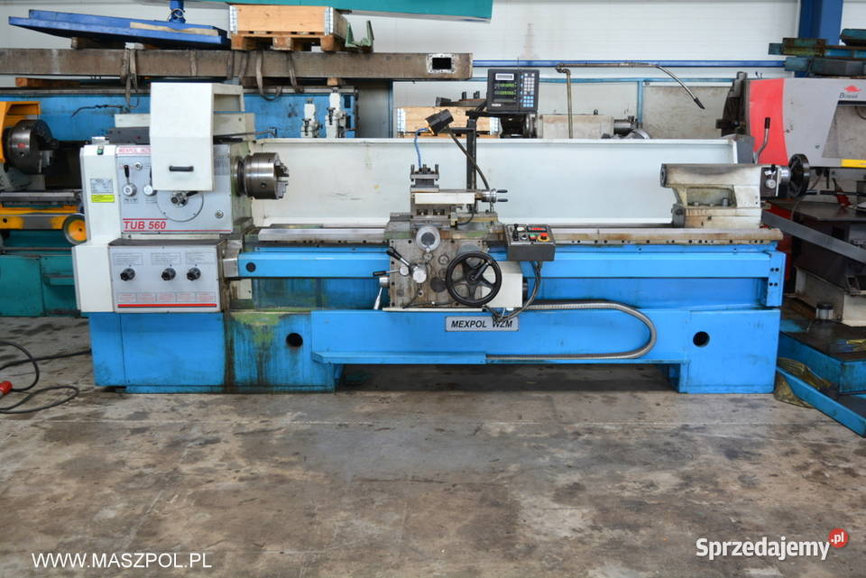 Tokarka uniwersalna TUB 560 x 2000 MEXPOL Głowno