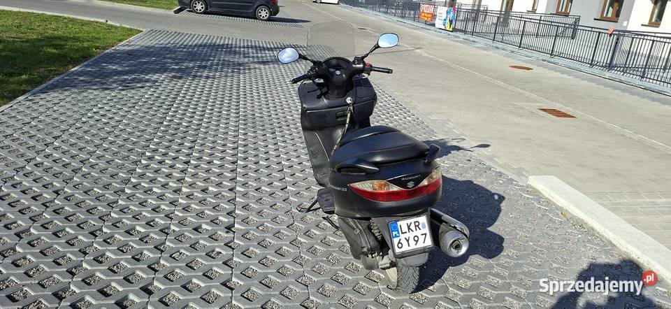 Suzuki burgman 125 2008 czarny Lubartów