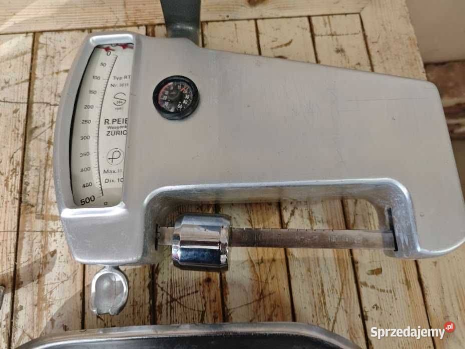Waga szalkowa piekarnicza R Peier Zrich ścienna