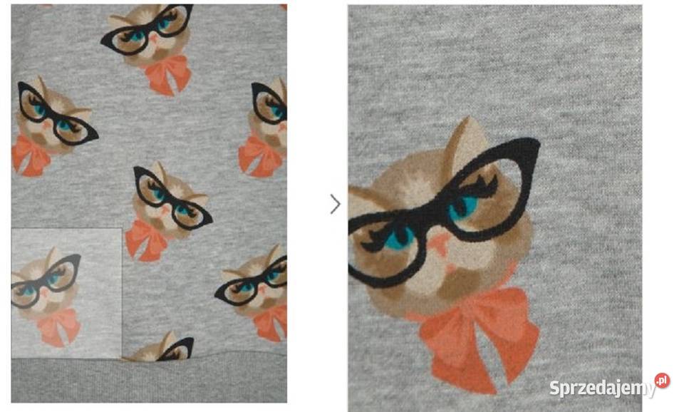 Louche Zalando Bluza w koty M sprzedam