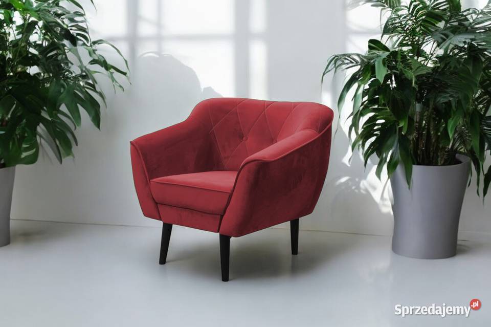 Fotel Tapicerowany Maya W Stylu Skandynawskim