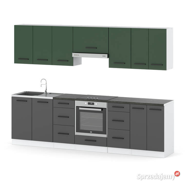 Kuchnia Nowoczesna Duża Z Blatem Roma 28m Biały Elbląg