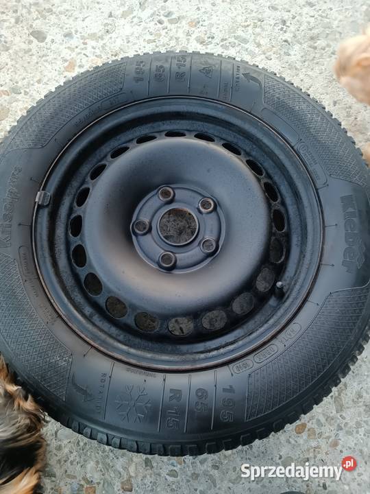 opony zimowe na felgach stalowych vw audi seat Opony i felgi Żywiec sprzedam