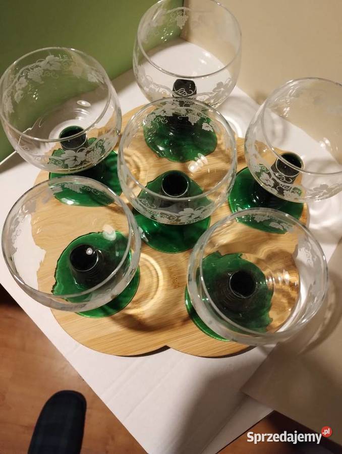 Kieliszki vintage do wina Roemer Wieliczka