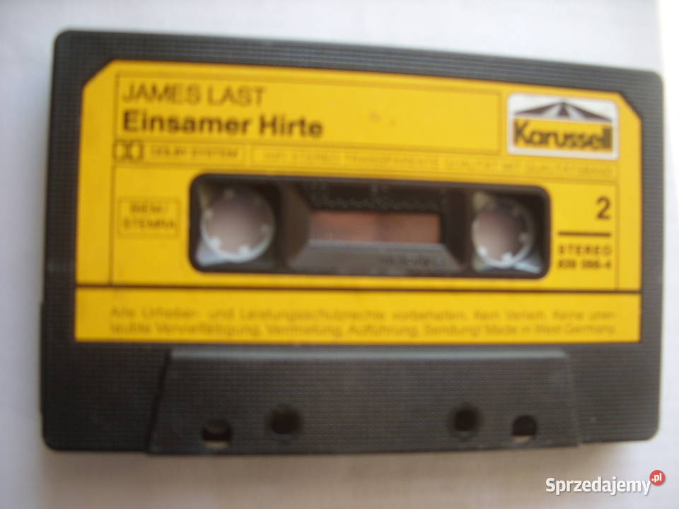 Kaseta audio JAMES LASTEISAMER HIRTE Wołów sprzedam