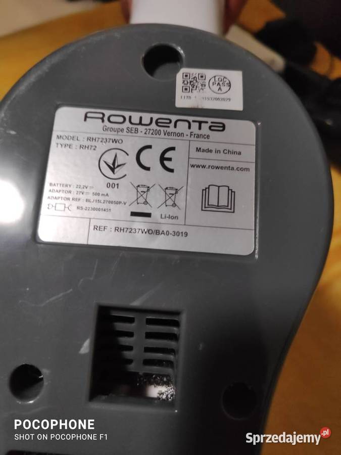 BATERIA REWONTA RH7237WO PLUS Części i Akcesoria Kębłowo