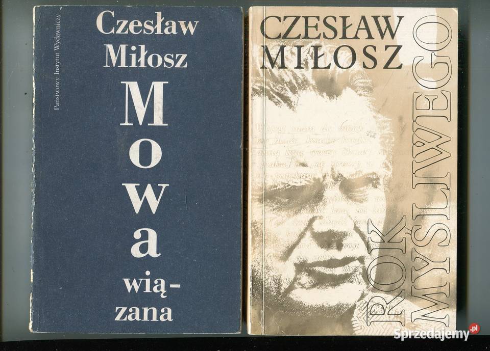 myśliwego Mowa wiązana Czesław Miłosz Rok wydania 1991 Szczecin
