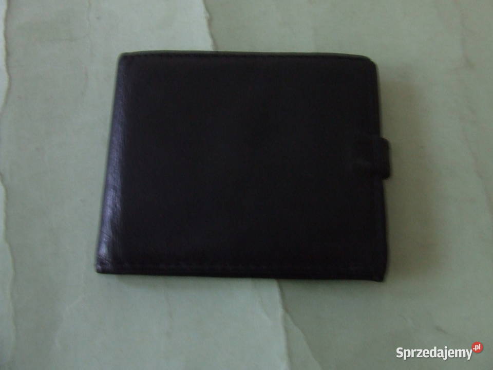 Portfel czarny ze skóry ekologicznej dolnośląskie
