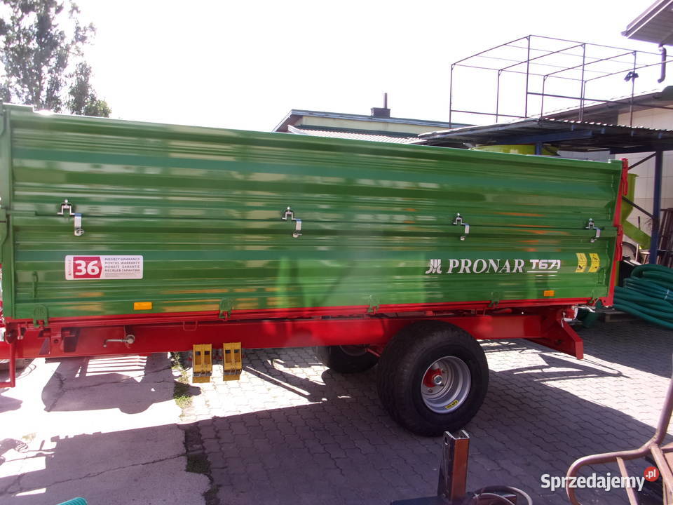 Przyczepa jednoosiowa 5tony T671 PRONAR wywrotka Opoczno