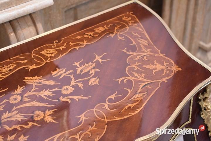 Drewniany Stolik Francuski Stół Biurko Kraków