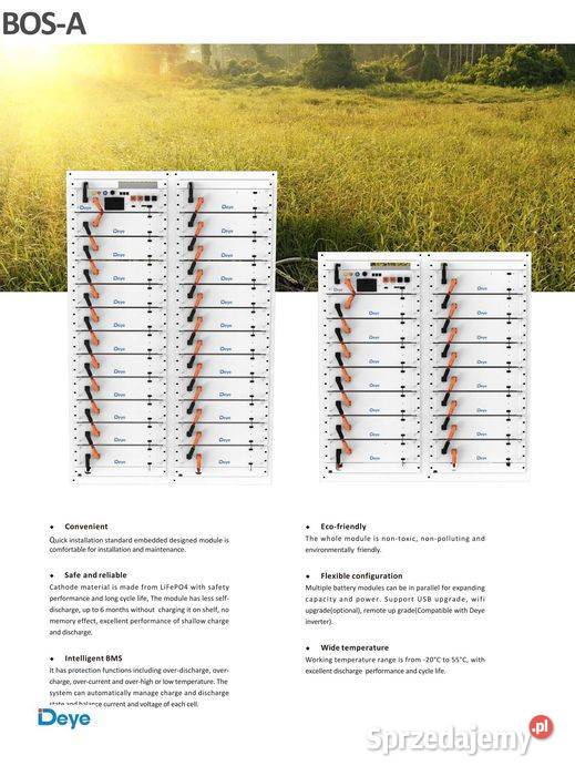 DEYE Zestaw HV BOSA 384 kWh BMS Szafa 14