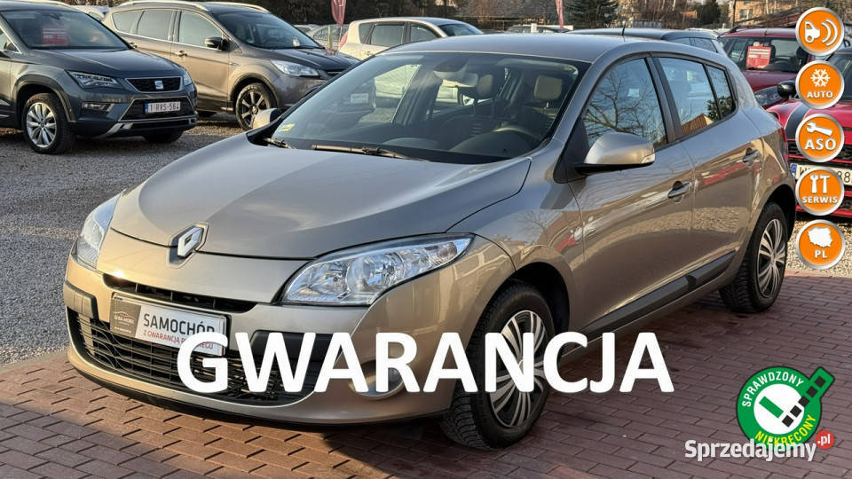 Renault Megane Salon Polska Stan Gwarancja III czujnik zmierzchu