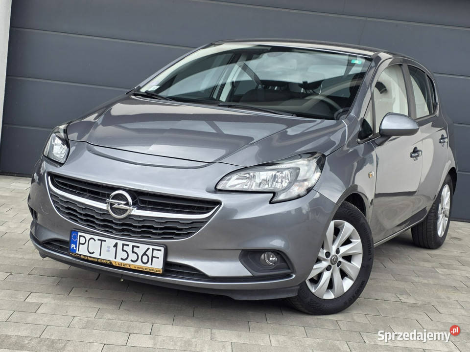 Opel Corsa zadbana NAVI 5 drzwi świetny stan E szary wielkopolskie Czarnków