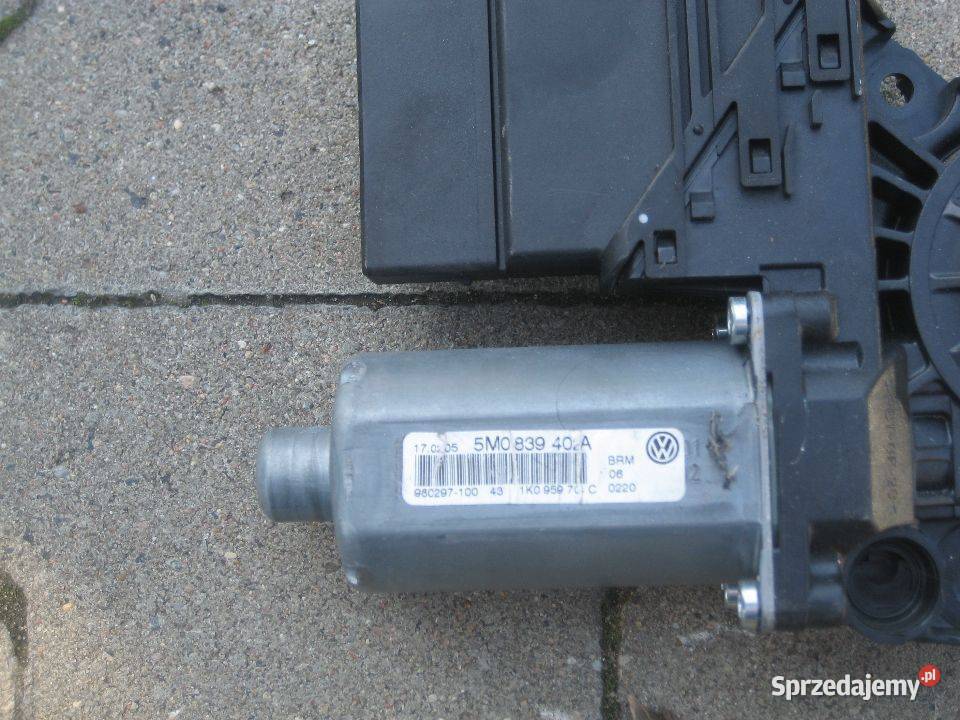 vw golf 5 v plus silnik podnoszenia szyby tył wielkopolskie Rakoniewice
