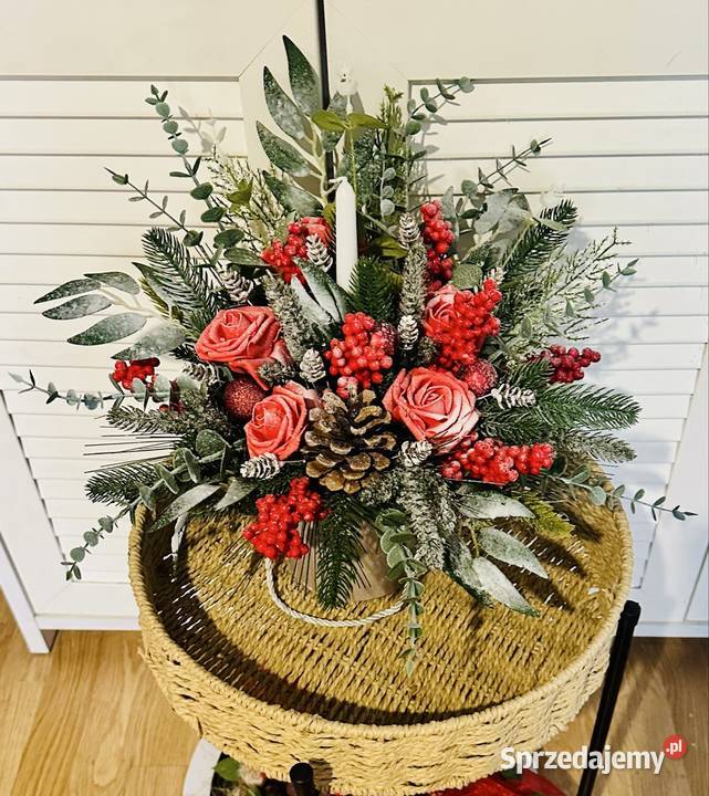 Stroik Boże Narodzenie Premium flower box piękny Przysucha