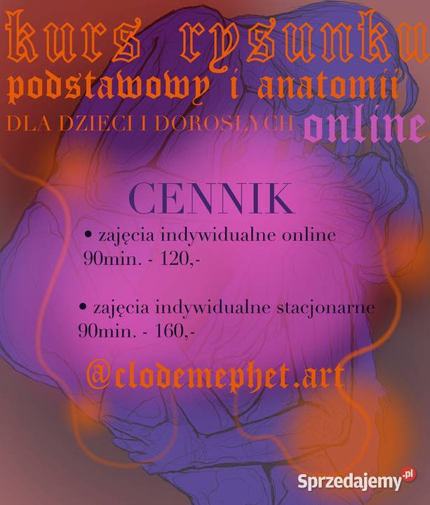 Kurs Rysunku Podstawowego Anatomii Online i Warszawa
