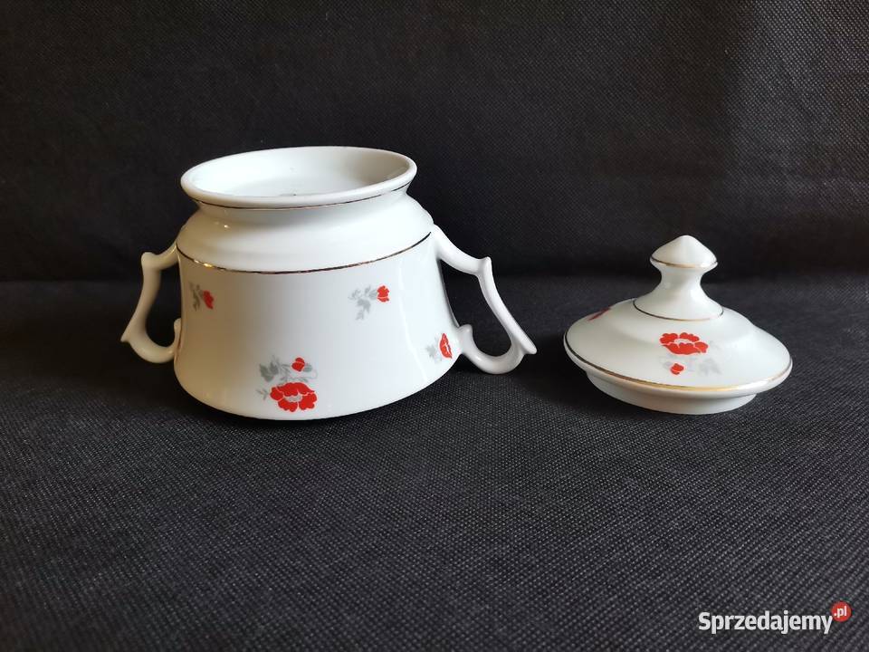 Stara porcelana Giesche cukierniczka Łucja Maki śląskie Katowice